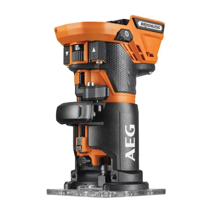 Affleureuse AEG BOF18BL2-0 avec pinces de serrage Ø8 mm - Reconditionné - BAKZOKA