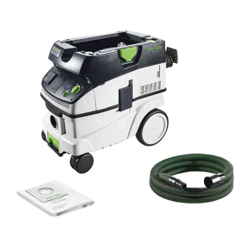 Aspirateur de chantier FESTOOL CTL 26 E CLEANTEC Cuve 26L - Classe L - 574947 - Déstockage - BAKZOKA