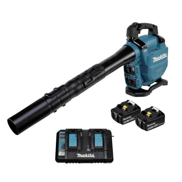 Aspirateur / Souffleur MAKITA 36V (2x18V) Li-Ion (2x 5Ah) 33 mbar + chargeur double DUB363PT2V - Déstockage - BAKZOKA