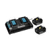 Aspirateur / Souffleur MAKITA 36V (2x18V) Li-Ion (2x 5Ah) 33 mbar + chargeur double DUB363PT2V - Déstockage - BAKZOKA