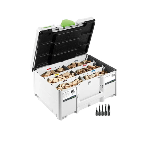 Assortiment de dominos en hêtre FESTOOL DS 4/5/6/8/10 1060 BU - 498899 - Déstockage - BAKZOKA