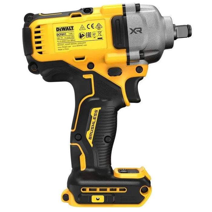 Boulonneuse à chocs DEWALT DCF891NT 1/2" compacte + coffret TSTAK - Déstockage - BAKZOKA