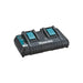 Chargeur double MAKITA DC18RD pour batterie MAKSTAR - Reconditionné - BAKZOKA