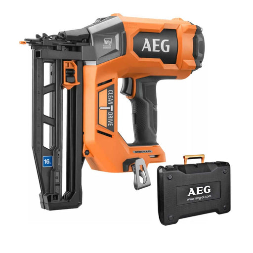 Cloueur de finition AEG 18V Brushless + coffret B18BN16-0 (sans batterie) - Déstockage - BAKZOKA