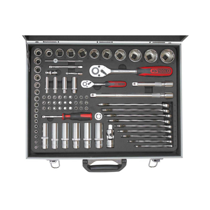 Coffret de douilles et accessoires KS TOOLS Ultimate 1/4" - 1/2" (83 pièces) - 922.0683 - Déstockage