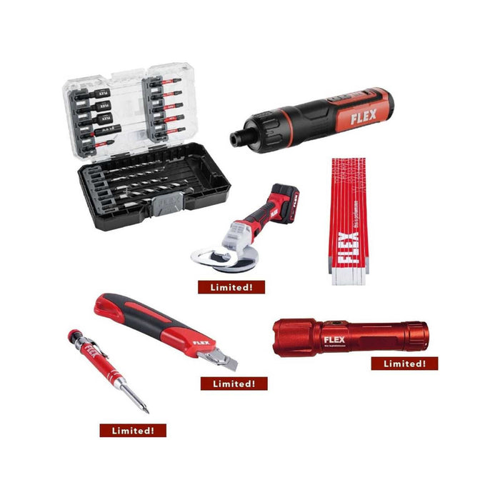 Coffret multi-outils FLEX Calendrier de l'Avent 24 accessoires - 534227 - Déstockage
