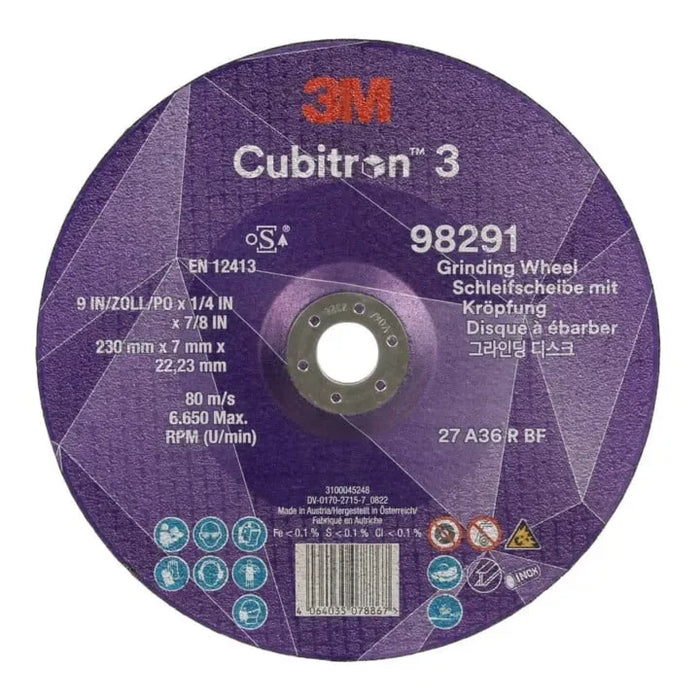 Disque à ébarber 3M Cubitron 230x7x22.23mm P36+ (10 pièces) - 98291 - Déstockage - BAKZOKA