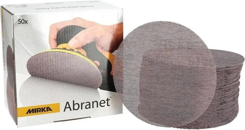 Disque abrasif auto-agrippant MIRKA Abranet Ø125mm Grain 120 (50 pièces) - 5423205012 - Déstockage - BAKZOKA