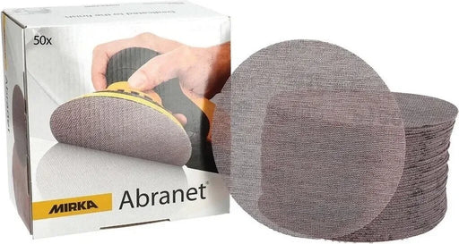 Disque abrasif auto-agrippant MIRKA Abranet Ø125mm Grain 120 (50 pièces) - 5423205012 - Déstockage - BAKZOKA