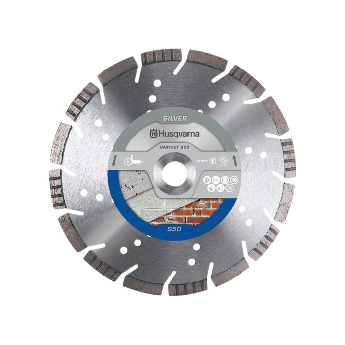 Disque diamant béton / brique HUSQVARNA VARI-CUT S50 Ø150mm - 579807950 - Déstockage - BAKZOKA