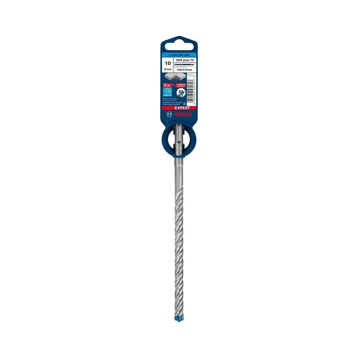 Foret béton SDS-Plus BOSCH 7X Expert 4 taillants 10x150x215mm (1 pièce) - 2608900098 - Déstockage - BAKZOKA