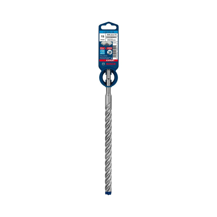 Foret béton SDS-Plus BOSCH 7X Expert 4 taillants 15x200x265mm (1 pièce) - 2608900128 - Déstockage - BAKZOKA
