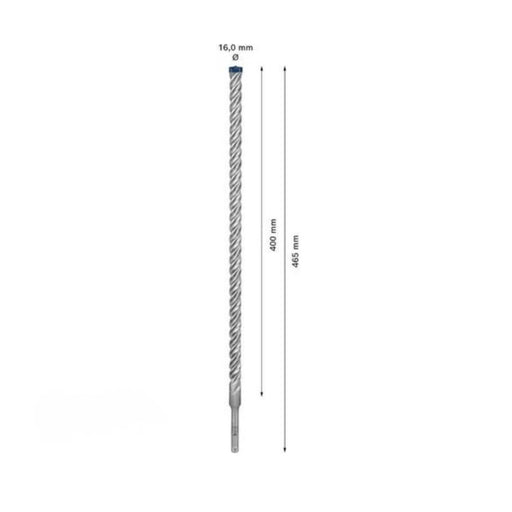 Foret béton SDS-Plus BOSCH 7X Expert 4 taillants 16x400x465mm (1 pièce) - 2608900133 - Déstockage - BAKZOKA