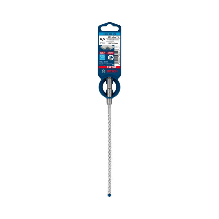 Foret béton SDS-Plus BOSCH 7X Expert 4 taillants 6.5x150x165mm (1 pièce) - 2608900079 - Déstockage - BAKZOKA