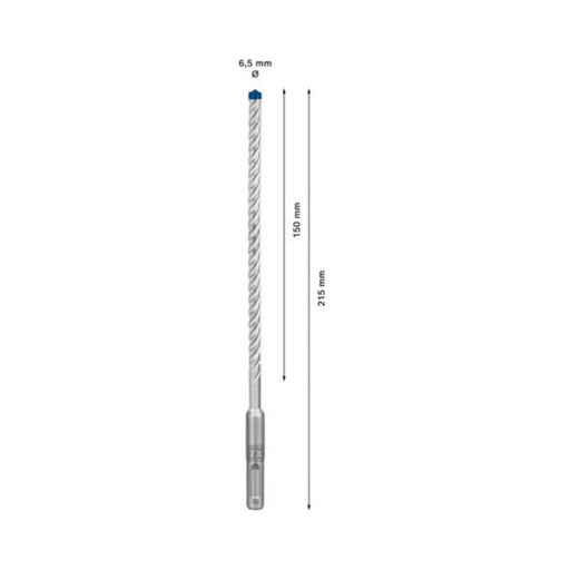Foret béton SDS-Plus BOSCH 7X Expert 4 taillants 6.5x150x165mm (1 pièce) - 2608900079 - Déstockage - BAKZOKA
