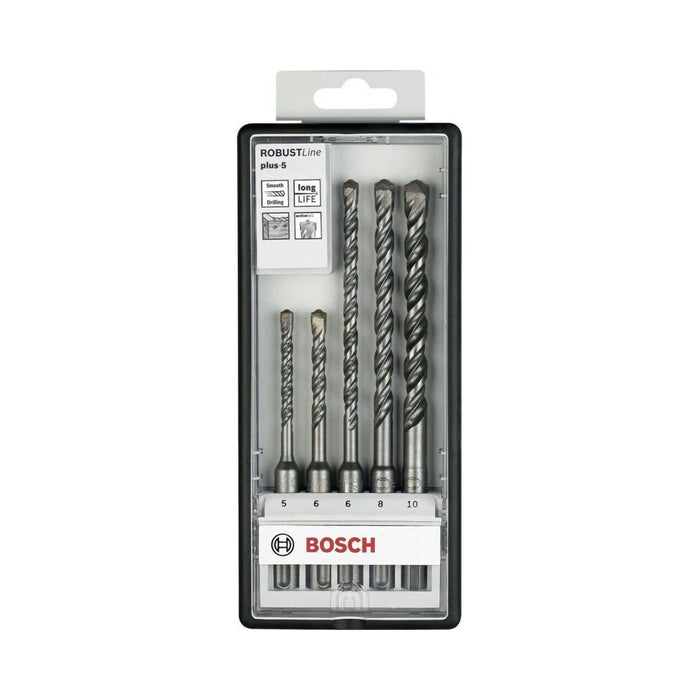 Foret béton SDS-Plus BOSCH Robust Line plus-5 (5 pièces) - 2607019927 - Déstockage - BAKZOKA