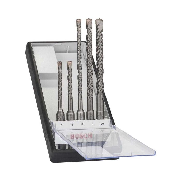 Foret béton SDS-Plus BOSCH Robust Line plus-5 (5 pièces) - 2607019927 - Déstockage - BAKZOKA