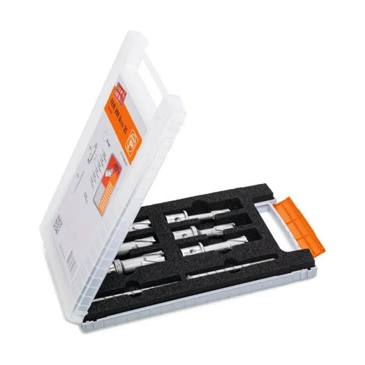 Jeu de fraises à carotter FEIN Ultra 50 3/4-inch Weldon 12-14-16-18-20-22 mm - 63127276020 - Déstockage - Drakare