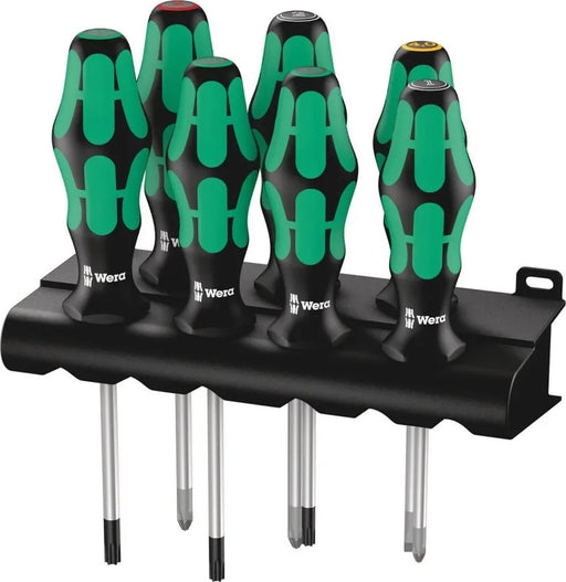 Jeu de tournevis + rack WERA Kraftform Plus Lasertip 335/350/367/7 (7 pièces) - 05320540001 - Déstockage - Drakare