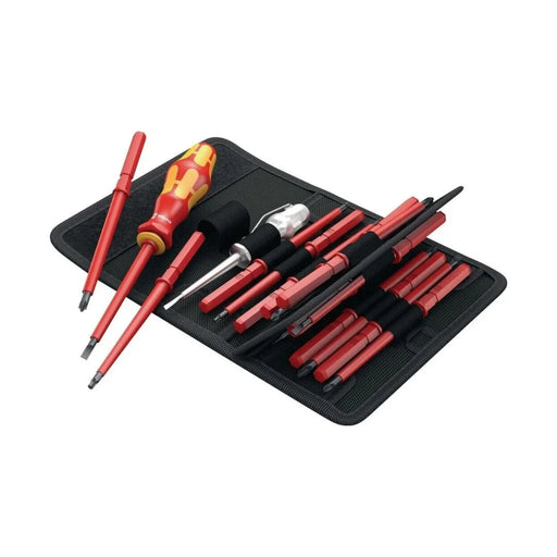 Jeu de tournevis VDE WERA KK VDE 18 Universal 1 interchangeables (18 pièces) - 05003471001 - Déstockage - Drakare