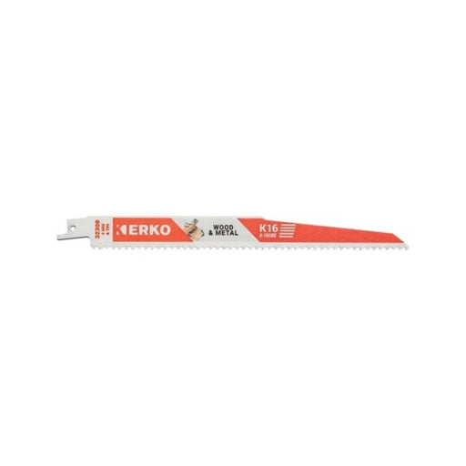 Lame de scie sabre bois ERKO K16 228x22x1,6mm (5 pièces) - 32300 - Déstockage - BAKZOKA