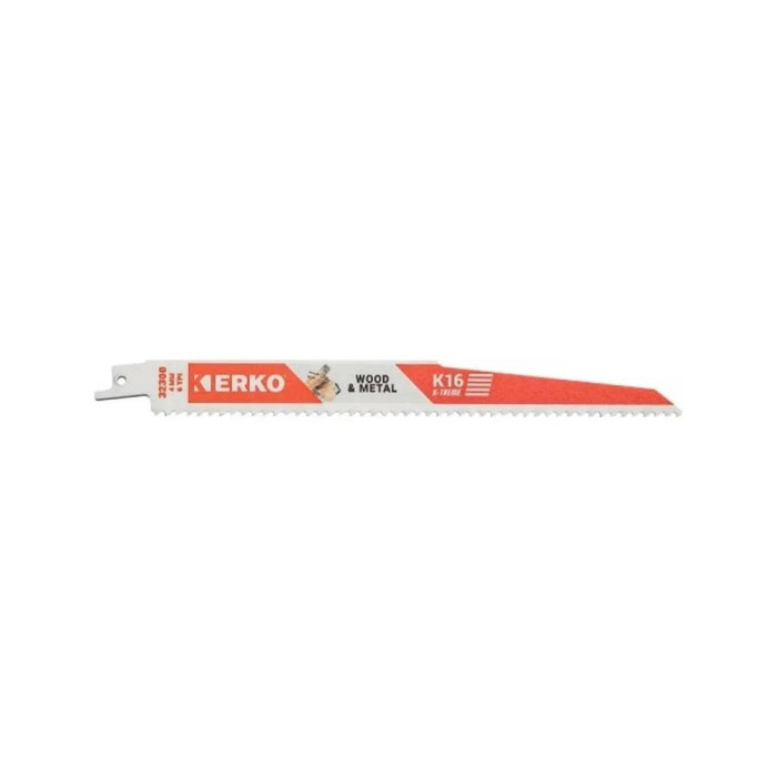 Lame de scie sabre bois ERKO K16 228x22x1,6mm (5 pièces) - 32300 - Déstockage - BAKZOKA