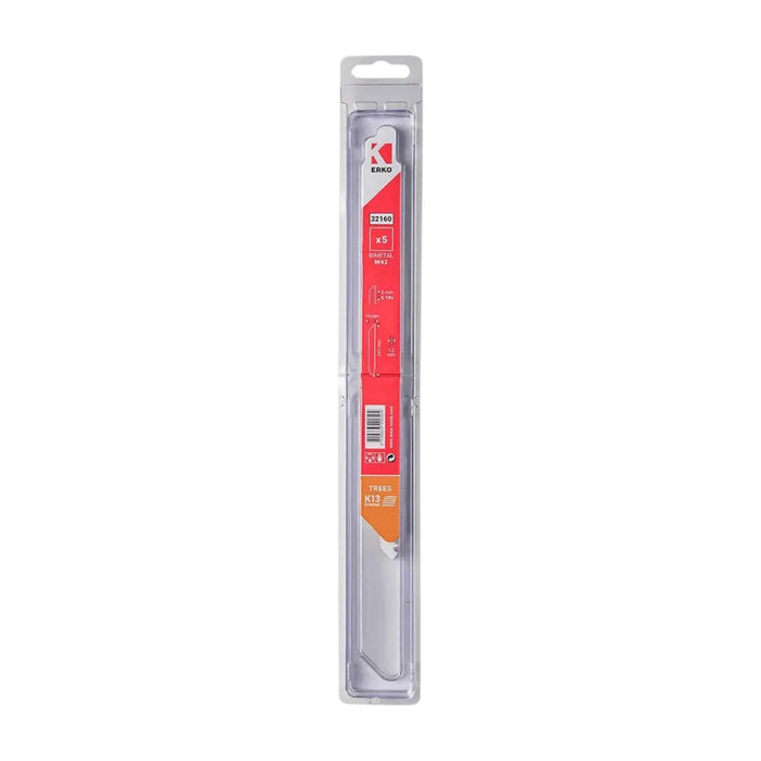 Lame de scie sabre bois ERKO TREES K13 241x19x13mm (5 pièces) - 8321600 - Déstockage - BAKZOKA