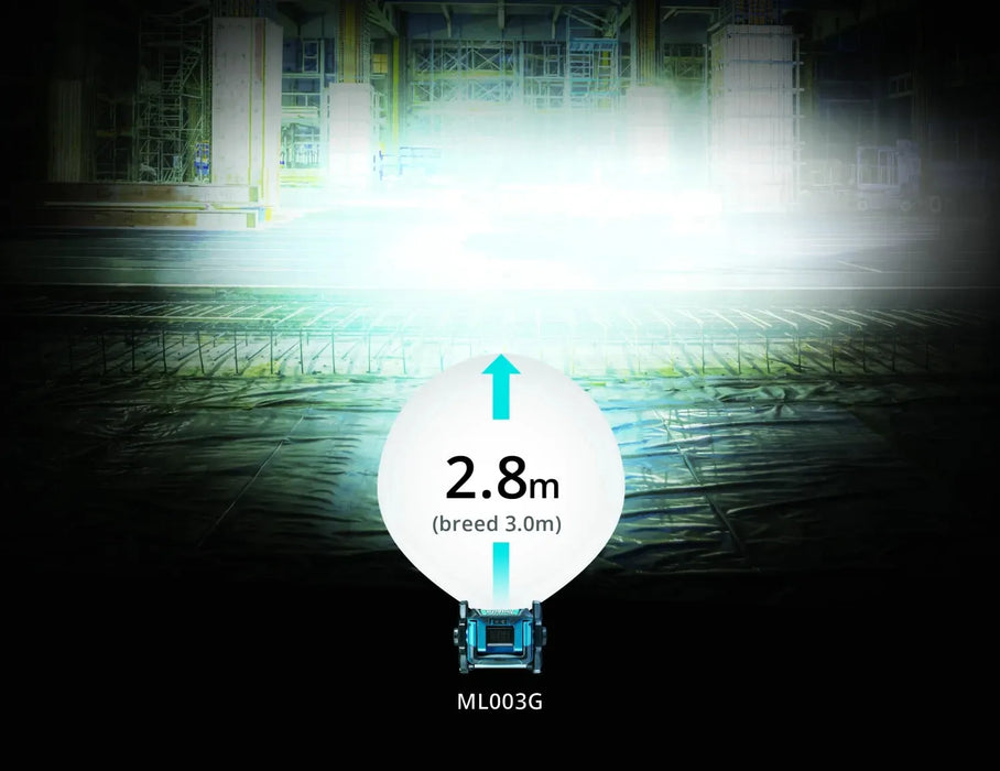 Lampe de chantier MAKITA ML003G LED LXT 1100 lm - Reconditionné - BAKZOKA