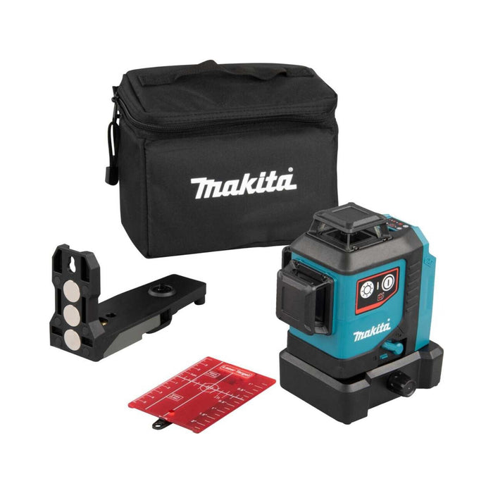 Laser 4 lignes rouge MAKITA 12V 360° 20m SK700D (sans batterie) - Déstockage - BAKZOKA