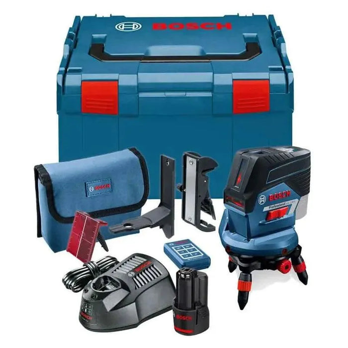 Laser à ligne et points BOSCH PRO GCL 2-50 C + RM3 + télécommande + coffret L-BOXX - Reconditionné - BAKZOKA