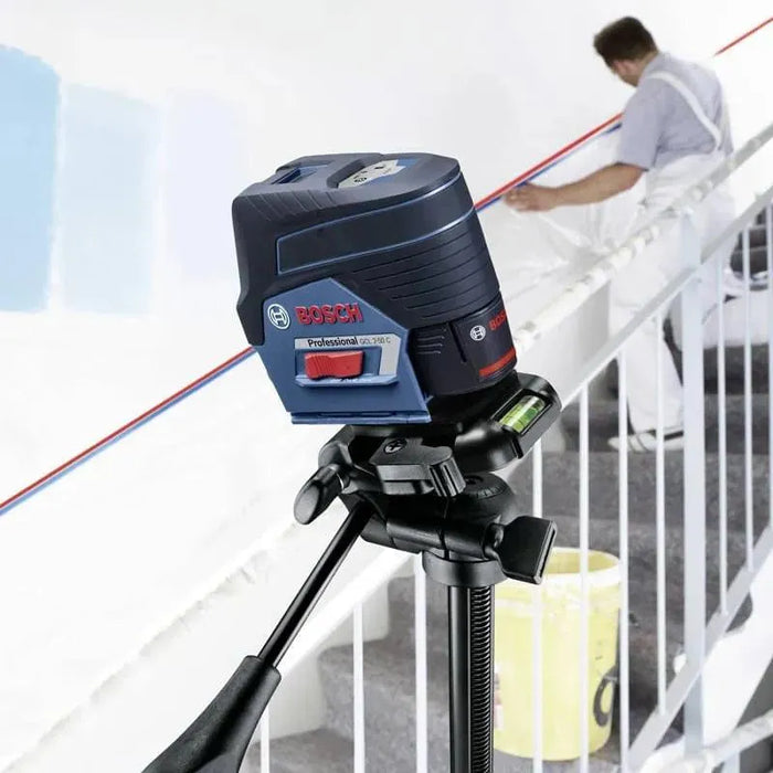 Laser à ligne et points BOSCH PRO GCL 2-50 C + RM3 + télécommande + coffret L-BOXX - Reconditionné - BAKZOKA
