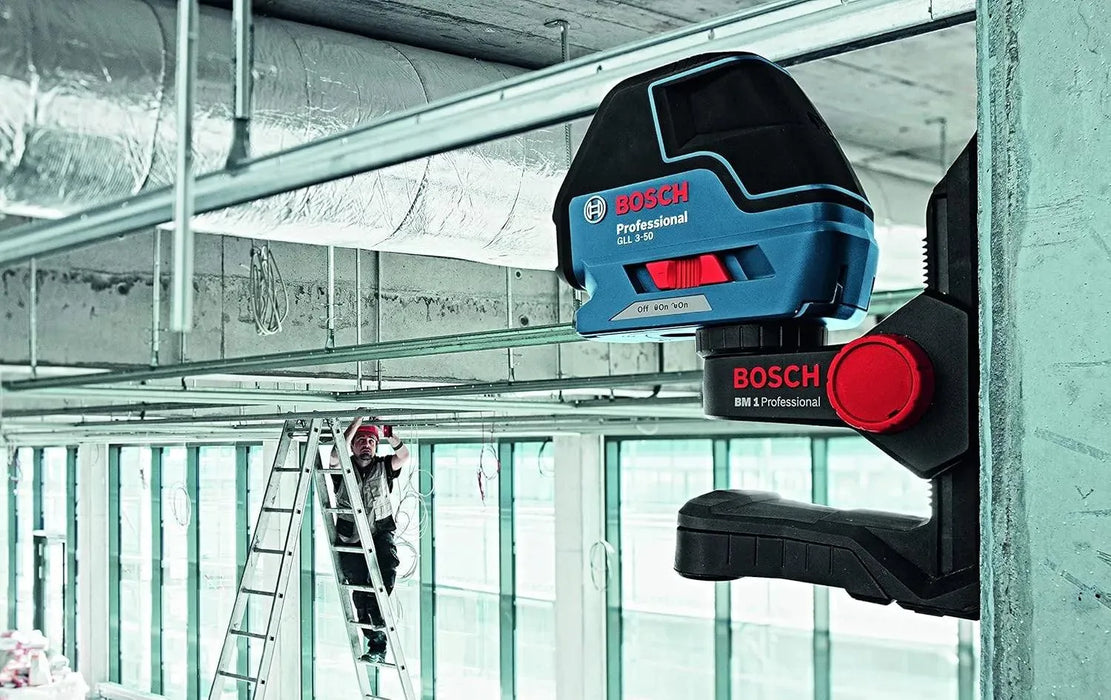 Laser lignes BOSCH PRO GLL 3-50 (laser rouge, intérieur) - Reconditionné - BAKZOKA