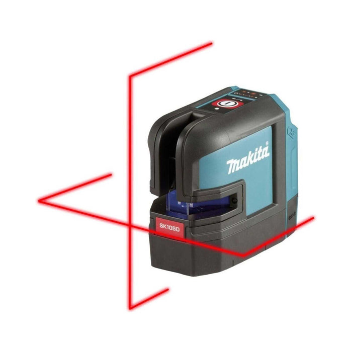 Laser lignes croisées rouge MAKITA 12V CXT 25m SK105DZ (sans batterie) - Déstockage - BAKZOKA
