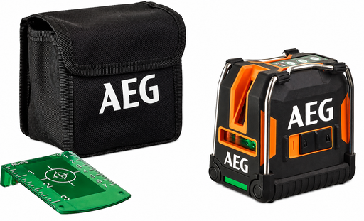 Laser vert 3 lignes AEG 30m + sac de transport CLG330-K - Déstockage - BAKZOKA