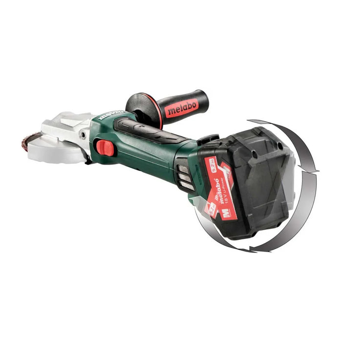 Meuleuse d'angle à tête plate METABO WF 18 LTX 125 Quick Ø125mm + coffret METABOX - 601306840 - Déstockage - BAKZOKA