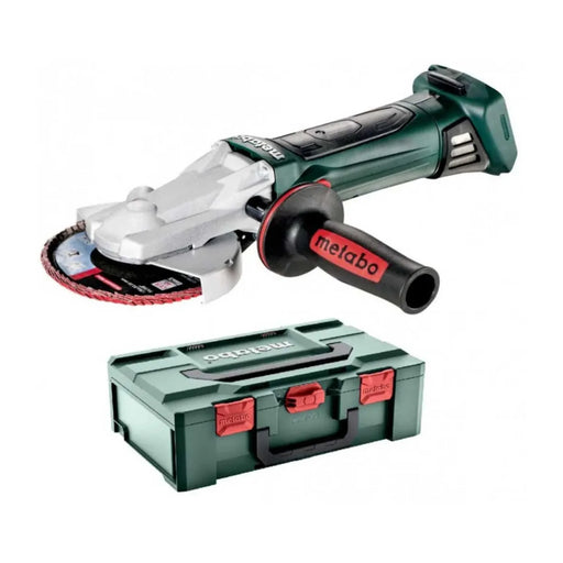 Meuleuse d'angle à tête plate METABO WF 18 LTX 125 Quick Ø125mm + coffret METABOX - 601306840 - Déstockage - BAKZOKA