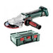 Meuleuse d'angle à tête plate METABO WF 18 LTX 125 Quick Ø125mm + coffret METABOX - 601306840 - Déstockage - Drakare