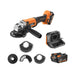 Meuleuse d'angle AEG 18V Li-Ion (2x 4Ah) Ø125mm BEWS18-125X2-402B - Déstockage - BAKZOKA