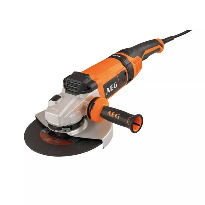 Meuleuse d'angle AEG 2400W Ø230mm + mallette WS 24-230 GEV - Déstockage - BAKZOKA