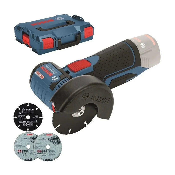 Meuleuse d'angle BOSCH PRO GWS 12V-76 Ø76mm + coffret L-BOXX - 06019F2003 - Déstockage - BAKZOKA