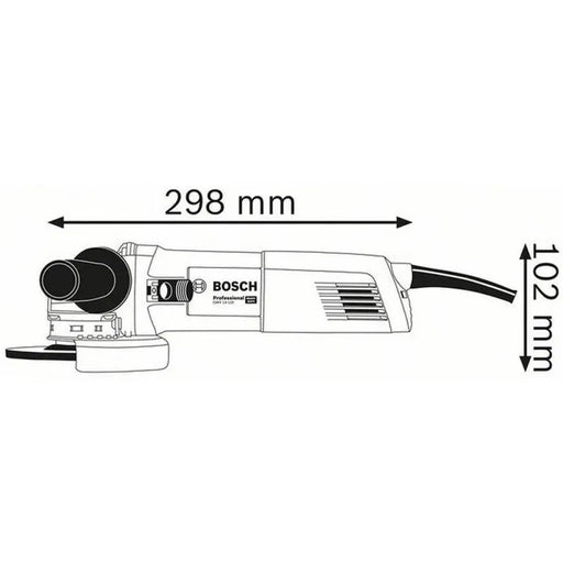 Meuleuse d'angle BOSCH PRO GWX 14-125 Ø125mm - 06017B7000 - Déstockage - BAKZOKA