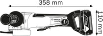 Meuleuse d'angle BOSCH PRO GWX 18V-10 PC X-LOCK Ø125mm + coffret L-BOXX - 06017B0700 - Occasion - BAKZOKA