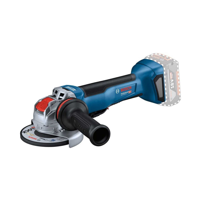 Meuleuse d'angle BOSCH PRO 18V X-LOCK Ø125mm GWX 18V-10 P (sans batterie) - Déstockage - BAKZOKA