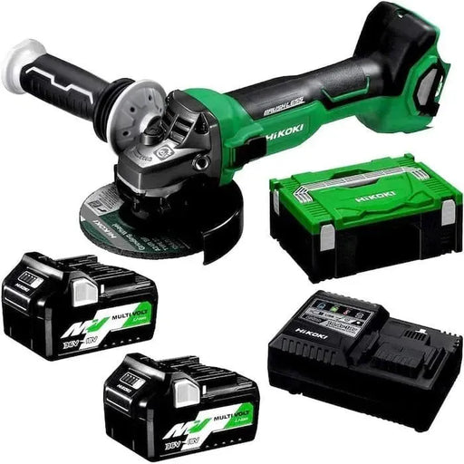 Meuleuse d'angle HIKOKI G3613DAWRZ Ø125mm + coffret HIT-SYSTEM CASE - Reconditionné - BAKZOKA