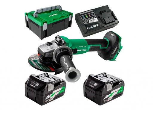 Meuleuse d'angle HIKOKI G3613DVEWQZ Ø125mm + coffret HIT-SYSTEM CASE - Déstockage - Drakare