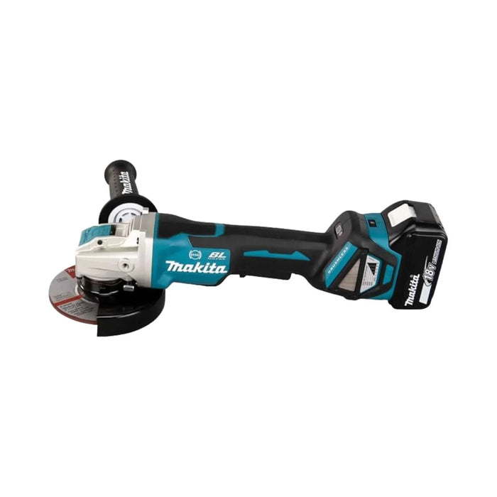 Meuleuse d'angle MAKITA 18V Li-Ion (2x 5Ah) Ø125mm + coffret MAKPAC DGA519RTJ1 - Déstockage - BAKZOKA