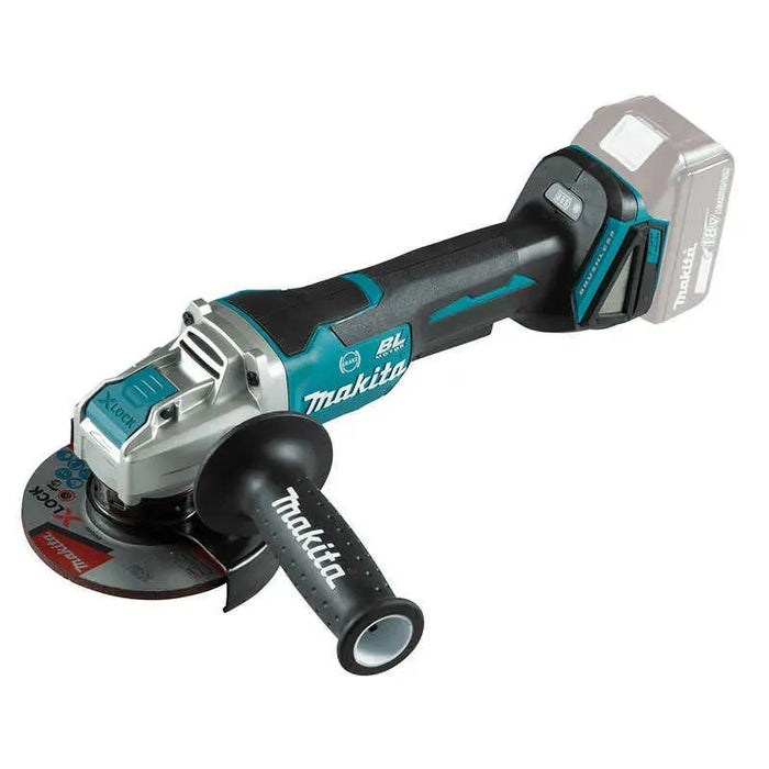 Meuleuse d'angle MAKITA DGA520ZX1 LXT Frein + Homme mort X-LOCK Ø125mm - Déstockage - BAKZOKA