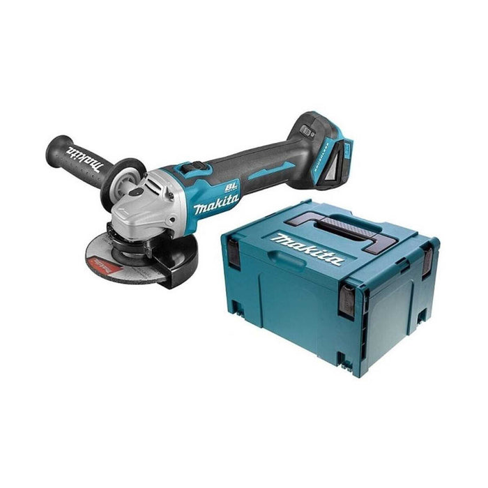 Meuleuse d'angle MAKITA 18V LXT Ø125mm + coffret MAKPAC DGA506ZJ (sans batterie) - Déstockage - BAKZOKA