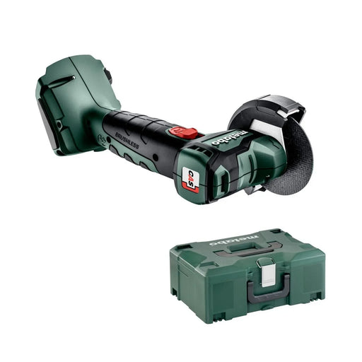 Meuleuse d'angle METABO CC 18 LTX BL Ø76mm + coffret METALOC - 600349840 - Déstockage - BAKZOKA
