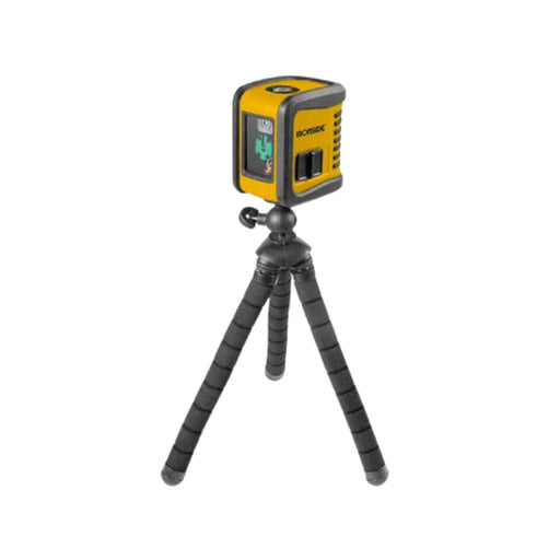 Niveau laser croix vert IRONSIDE portée 20m ±0,4mm/m + trépied - Déstockage - BAKZOKA